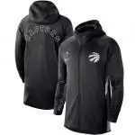 nike veste zipper hoodie nba toronto raptors heathered black authentic